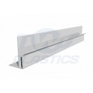 V-Groove Cladding Starter with Battern x 5m White