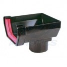 Square Line Black Stopped Outlet