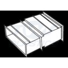 Stadium 9 x 3 Single Brick Telescopic Cavity Liner 