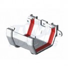 Square Line White 114mm Union Joiner