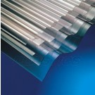 Vistalux 3" Leightweight Sheet ASB Corrugated Pvc Sheeting 0.8mm Clear