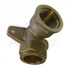 15mm x 1/2” Compression Wallplate Elbow
