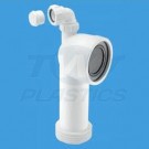McAlpine WC-CON 8V 90 degree Fixed Boss Inlet Pan Con