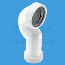 McAlpine WC-CONQ Fixed 90 degree Swan Neck Pan Con