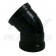 110mm Solvent Weald 45 Degree Double Socket Bend Black