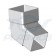 Square Line 112 Degree Offset Bend White