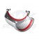Half Round White 135 Degree Gutter Angle