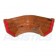 Ogee Caramel 135 Degree Gutter Angle