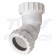 Compression Waste Pipe 40mm 45 degree Obtuse Bend White