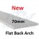 Architrave 70mm x 6mm Thick x 5m White
