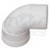 Pushfit 32mm 90 Degree Convertion Street Bend White