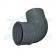Half Round Grey Downpipe 90.5 Degree Offset Bend