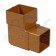 Square Line Caramel 90.5 Degree Offset Bend