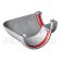 Half Round White 90 Degree Gutter Angle