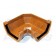 Square Line Caramel 90 Degree Gutter Angle