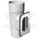 Half Round White Downpipe Access Pipe