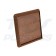 Gravity Flap Terminal Vent Brown 100mm 