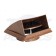 Cowled Terminal Vent Brown 100mm