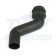 68mm Plastic Cast Iron Downpipe 150mm Offset