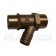 15mm Brass draw-off cock type A lockshield 3/4"