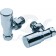 15mm Chrome Plated Angle Radiator Valve