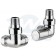 15mm Chrome Plated Corner Radiator Valve