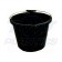 Builders Bucket Black Plastic 12Lt