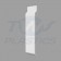 V-Groove Butt Joint Piece White (Each) 