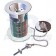 1 1/4" Basin Waste Slotted Chrome Chain & Plug 