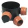 FloPlast D801 3 Inlet 45d 300mm Flexible Man Hole Base 