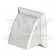 Cowled Terminal Vent White 100mm