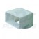 Dormus S100 90' bend rect to round OD white 