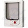 White Electromagnetic Cat Flap
