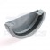 Half Round Grey External Stopend