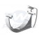 Half Round White Fascia Bracket