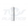 White Flat Fascia Corner 600mm Double End 