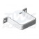 Square Line Flush Clip White