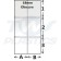 18mm White Georgian Style 4mm Obscure / Clear Float Sealed Glass Unit