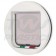 White Glass Fitting Cat Flap