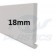 Bull Nose Magnum Fascia 405mm x 1m White Box End Board 