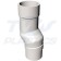 Half Round White Downpipe Mini Offset