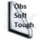 4mm Obscure Tough / Clear Softcoat Tough
