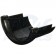 Half Round Black to Cast Iron Adaptor