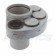 110mm Soil Manifold available in black, grey and white