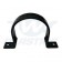 Half Round Black Downpipe 68mm Flush Clip
