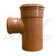 200mm x 110mm 90 Degree Double Socket Unequal Branch 