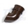 Half Round Brown Downpipe Shoe