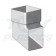 Square Line White Shoe