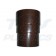 Half Round Brown Downpipe Socket