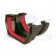 Square Line Black to Half Round Gutter Union Joiner 